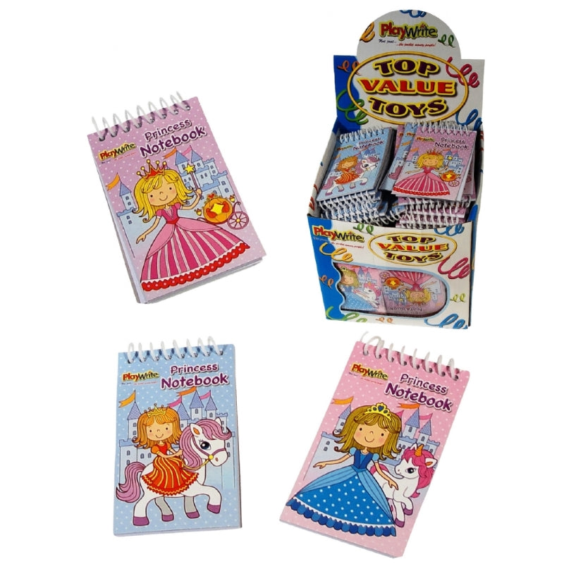 Pink Princess Notebook Party Bag Filler Favour | Party Save Smile