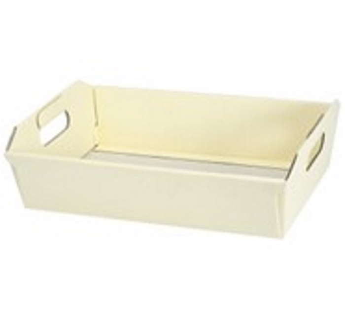 Ivory Hamper Tray 310 x 220 x 90mm | Party Save Smile