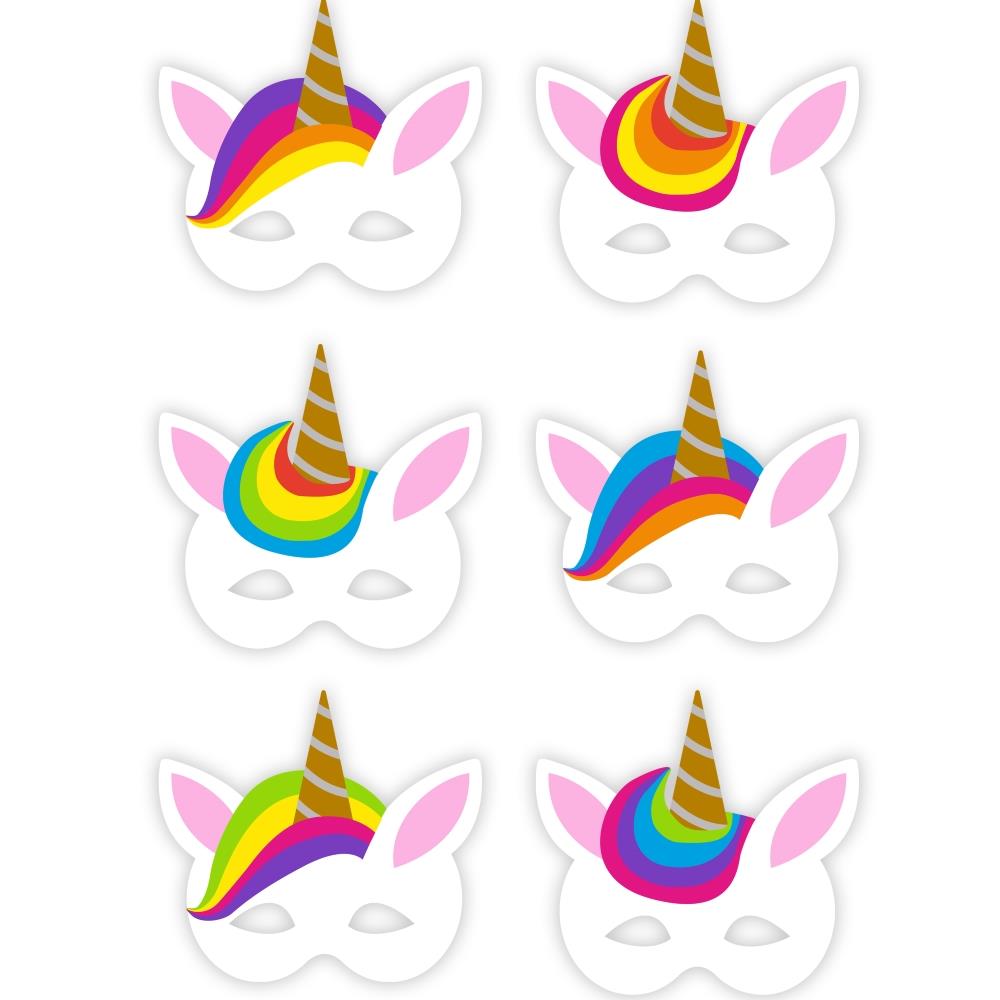 Unicorn Face Masks Party Bag Filler | Party Save Smile