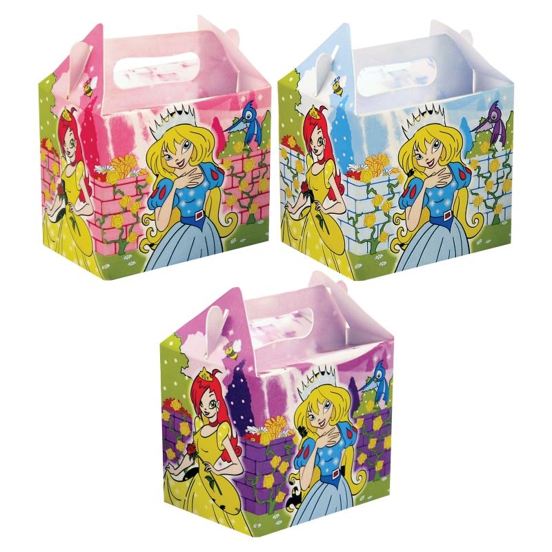 Pink Princess Party Boxes 14 x 10cm | Party Save Smile