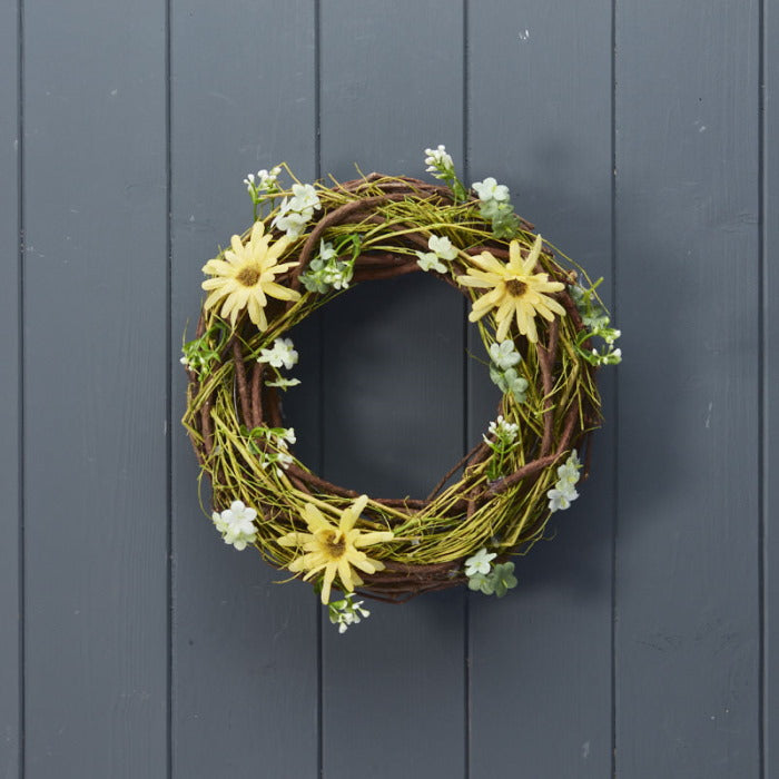 Spring Daisy Door Wreath (24cm) | Party Save Smile