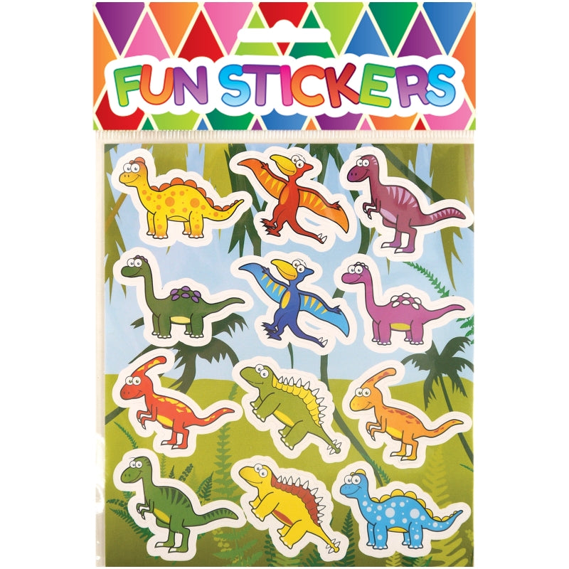 Dinosaur Sticker Sheets: Party Bag Fillers