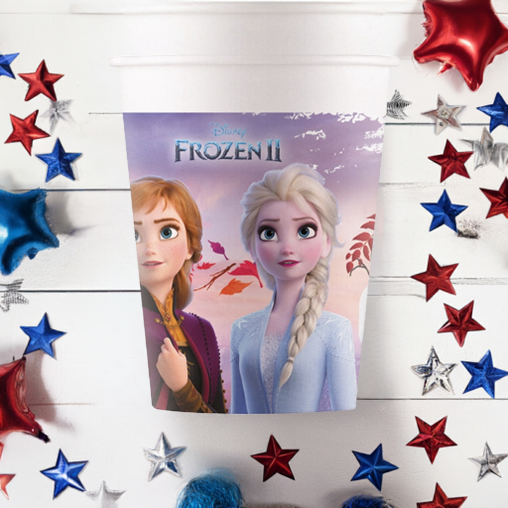 Compostable Frozen 2 Party Cups Pack of 8