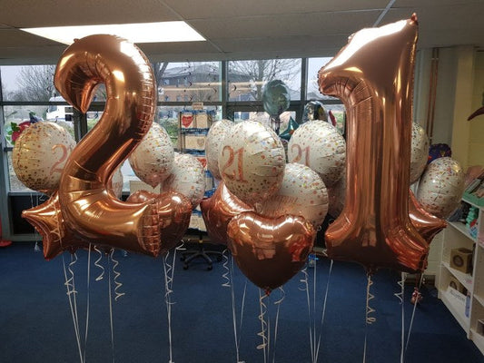 21st Birthday Balloons, Coalville Rugby Club