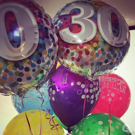 30th Birthday Balloons, Coalville