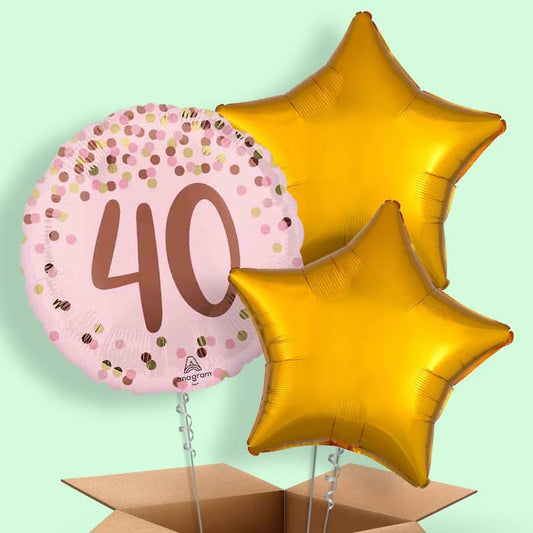 40th Birthday Balloons, Leamington Spa