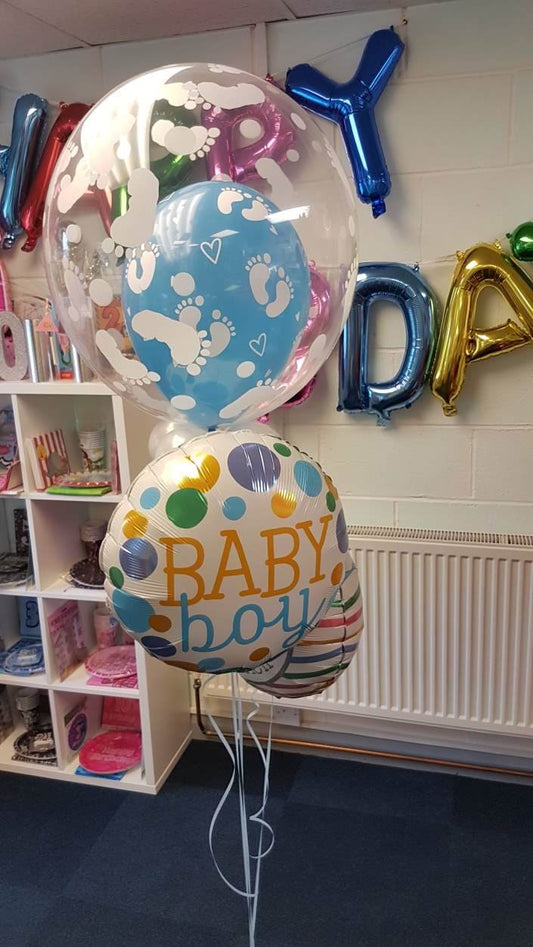 Baby Boy Baby Shower Balloons, Kegworth