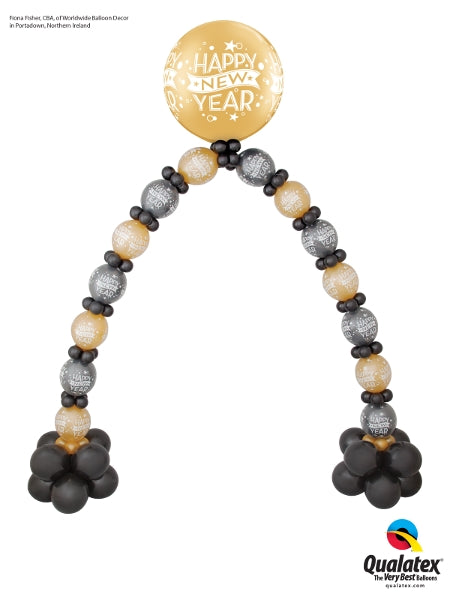 New Year Balloon Arch