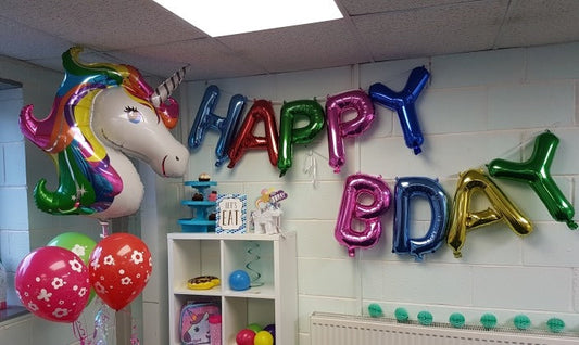 Unicorn Surprise Helium Balloons, Coalville