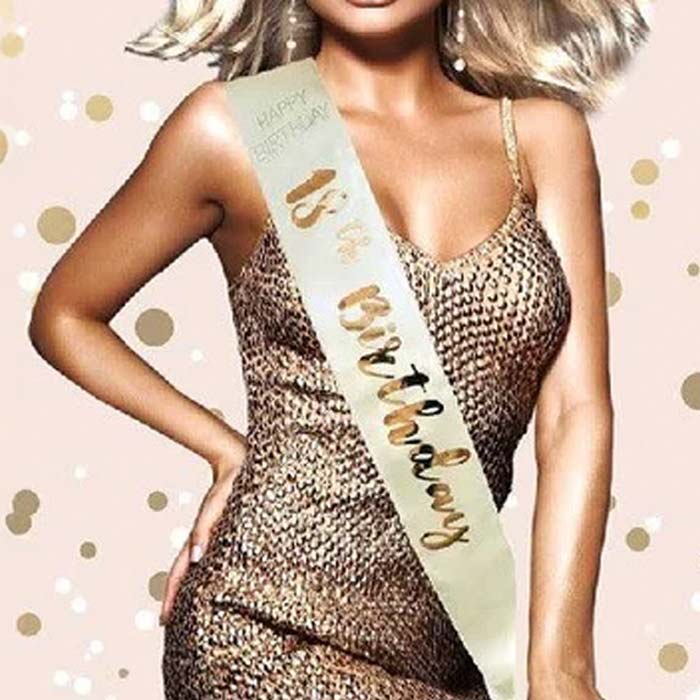 18th Birthday Sash: Wearable Accessory | Party Save Smile