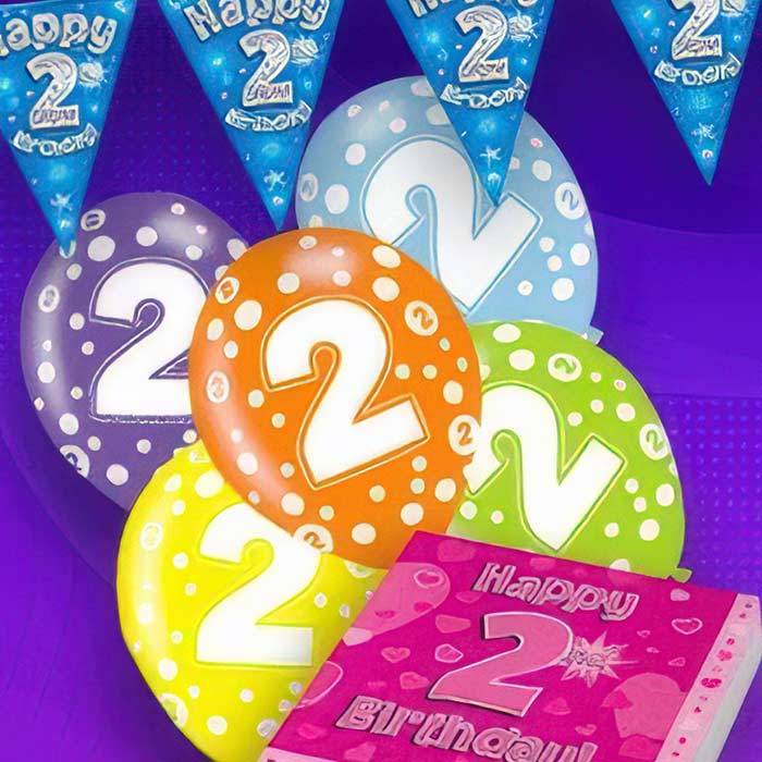 2nd Birthday Ideas | 2nd Birthday Decorations | Party Save Smile