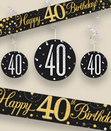 40th Birthday Decorations | 40th Party Decorations | Party Save Smile