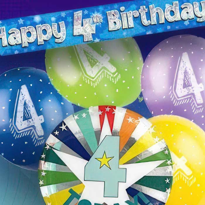 4th Birthday Party Ideas | 4th Birthday Decorations | Party Save Smile