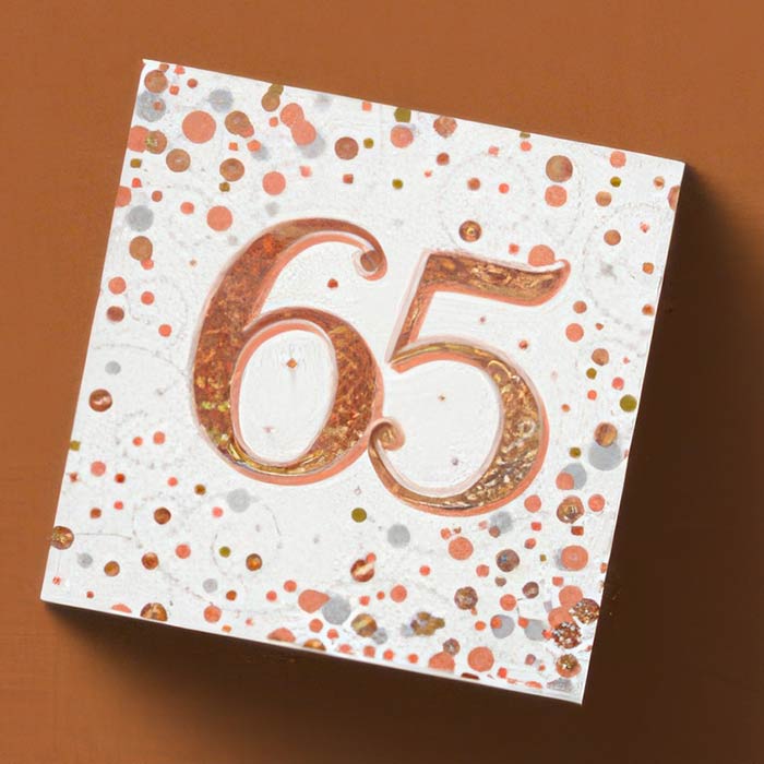 65th Anniversary Napkins | 65th Wedding Anniversary Napkins | Party Save Smile