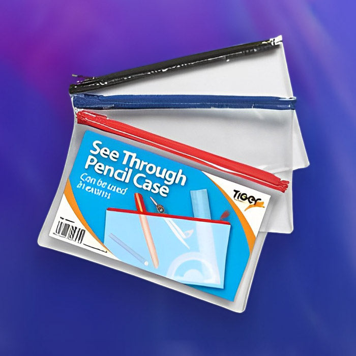 Clear Pencil Case | Exam Pencil Case | Party Save Smile