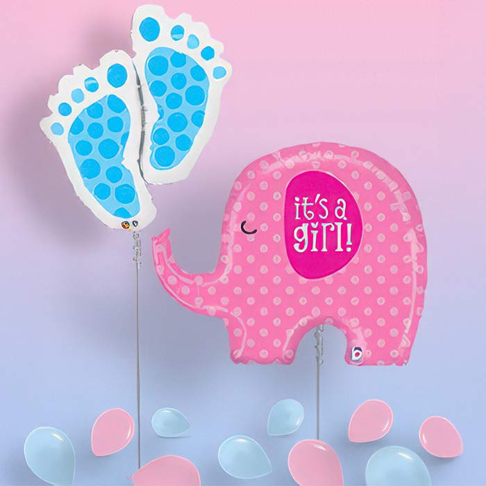 Gender Reveal Balloon Display | Party Save Smile