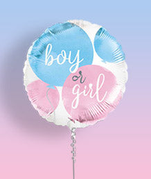 Gender Reveal Foil Balloons | Party Save Smile