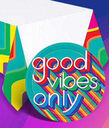 Good Vibes Party Theme | Good Vibes Party Decorations | Party Save Smile