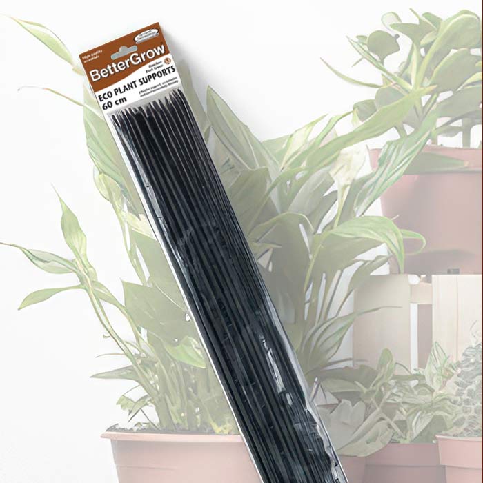Eco plant supports for indoor plants, ideal for supporting growing houseplants like Monsteras and Philodendrons