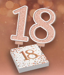 Rose Gold Confetti 18th Birthday Party Supplies and Ideas