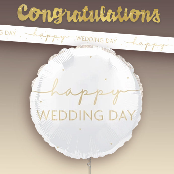 Wedding Banners and Balloons | Party Save Smile