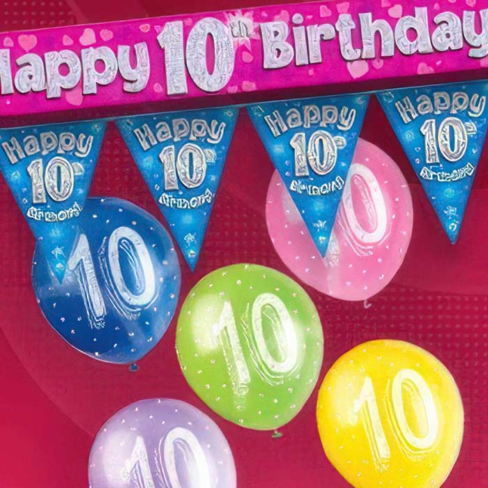 10th Birthday Party Ideas | 10th Birthday Decorations | Party Save Smile