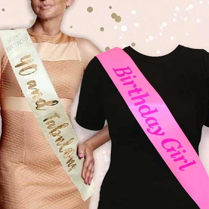 Birthday Sashes to Wear & Celebrate in Style | Party Save Smile