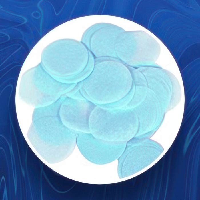 Blue Confetti in light shades perfect for weddings and celebrations, adding serenity and charm to any event