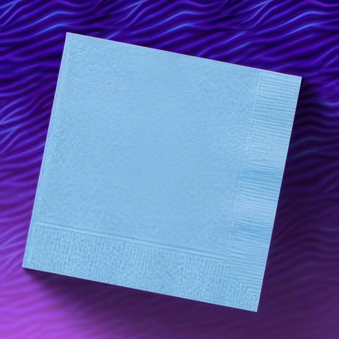 Versatile blue napkins in calming shades perfect for any event or occasion table setting