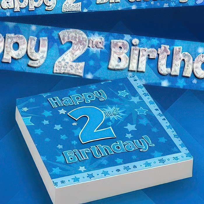 Blue Star 2nd Birthday Party Supplies | Party Save Smile