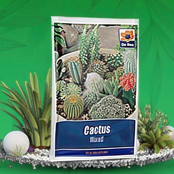Cactus Seeds in a bag, ideal for growing your own cacti easily and rewarding at home.