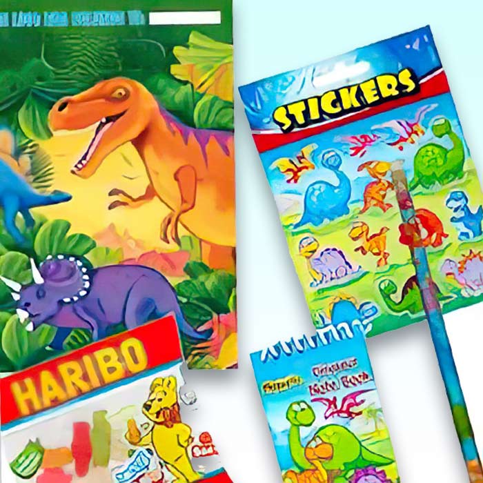 Dinosaur Pre-Filled Party Bags & Boxes | Party Save Smile