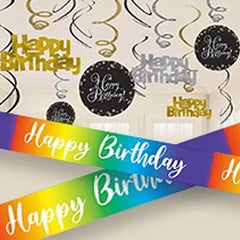 Happy birthday decorations
