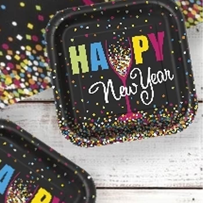 Colourful New Years Eve Party Supplies & Decorations.