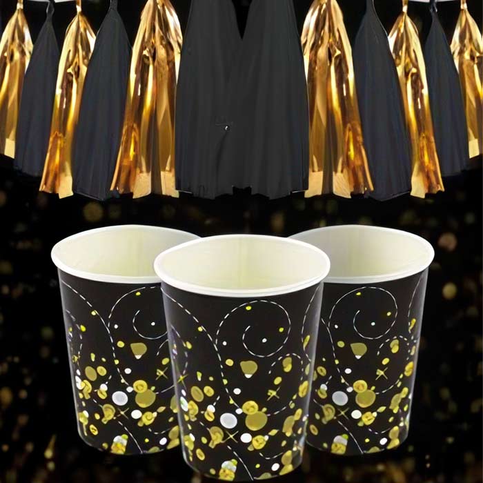 Happy New Year Glittering Party Supplies & Packs | Party Save Smile