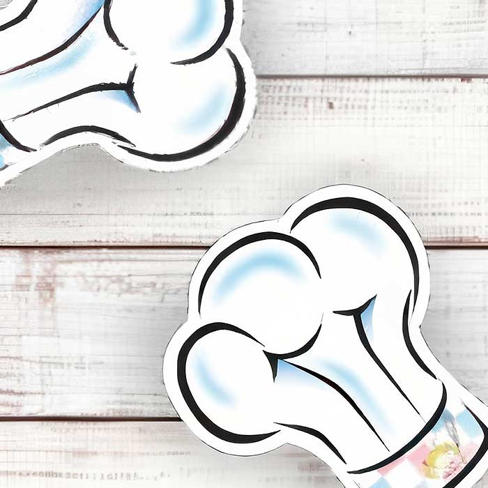 Fun Childrens Cooking Party Supplies including chef hats for creative baking and cooking activities