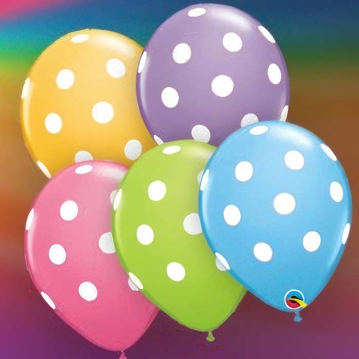 Multi-Coloured Latex Balloons | Party Save Smile