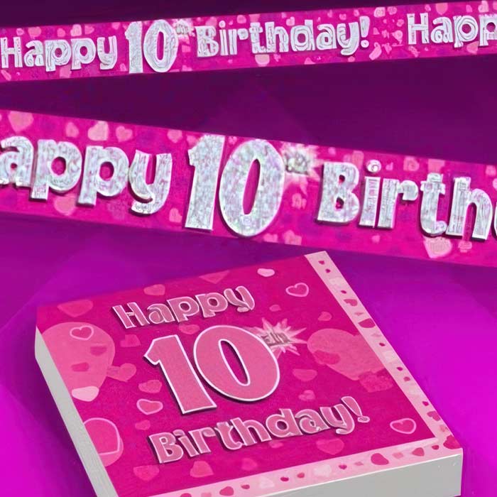 Pink 10th Birthday Party Ideas for Girl UK