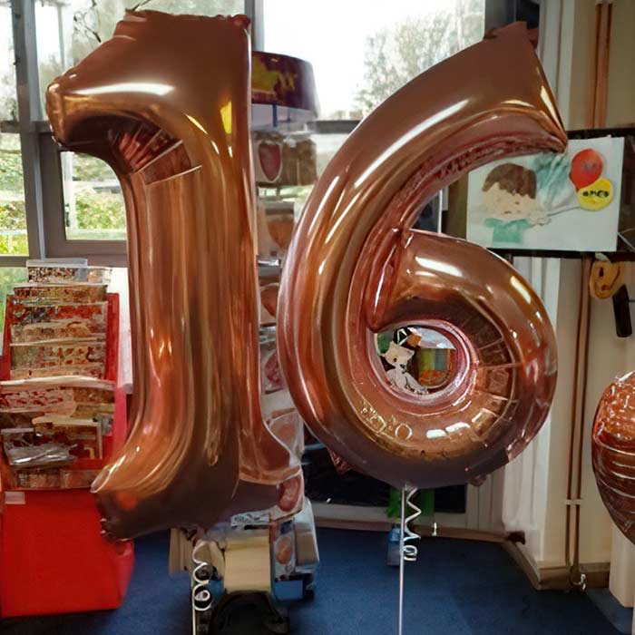 16th Balloon Ideas | Rose Gold Balloon Ideas | Party Save Smile