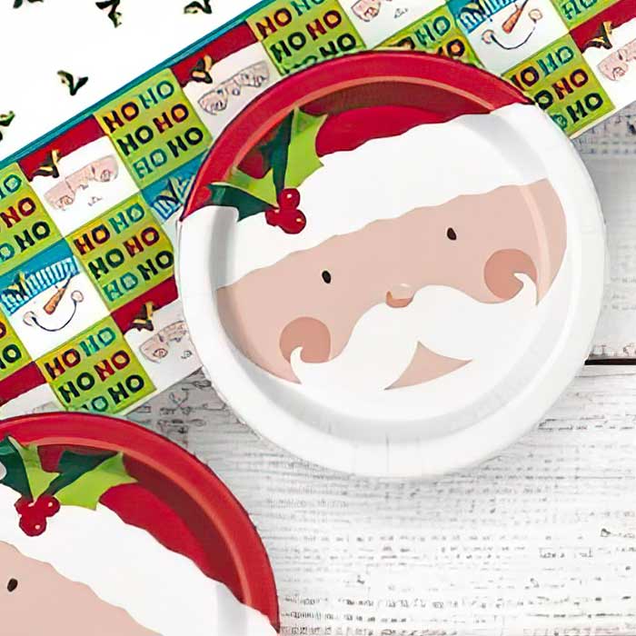 Santa and Snowman Christmas Party Supplies | Balloon | Decoration | Pack