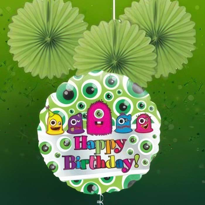 Scientist Birthday Party Supplies featuring colorful balloons and decorations for a fun celebration atmosphere