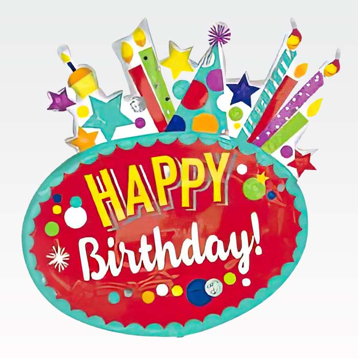 Shaped Birthday and Age Milestone Balloons | Party Save Smile