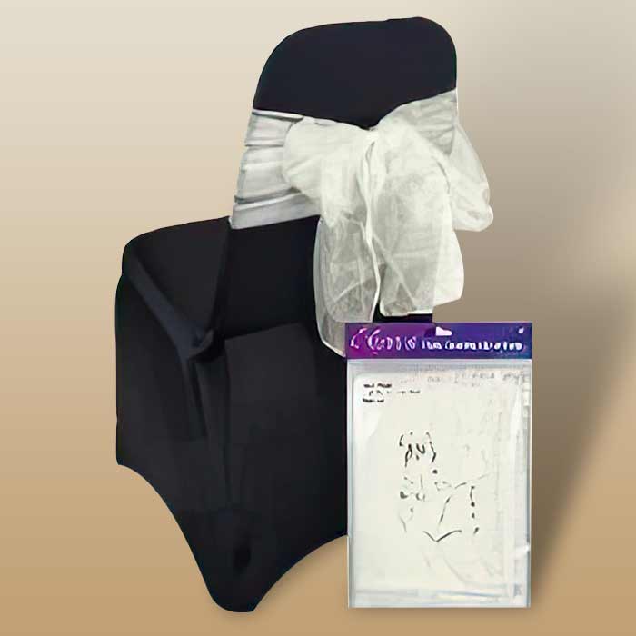 Wedding Chair Sashes | Chair Sashes for Weddings | Party Save Smile