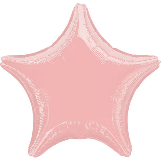 Baby Pink Star Foil Balloon Anagram 18 inches | Party Save Smile