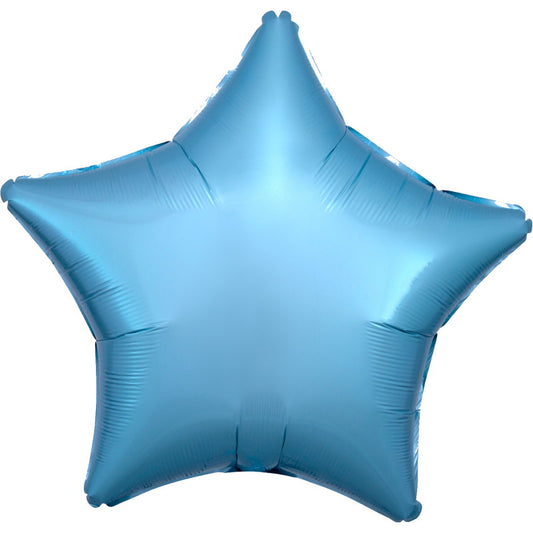 Pastel Blue Star Foil Balloon - Anagram 18 Inch | Party Save Smile