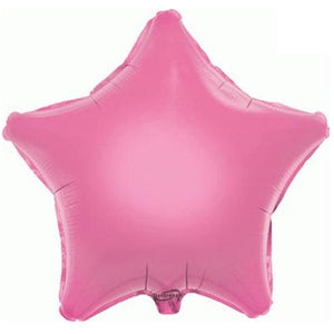 Baby Pink Plain Coloured Star Foil Balloon 19 inch