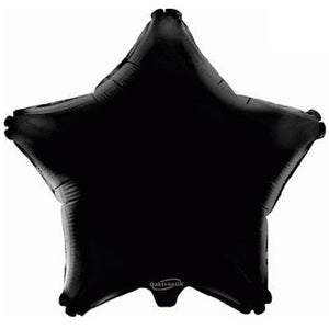 Black Star Foil Balloons Oaktree 19 Inches