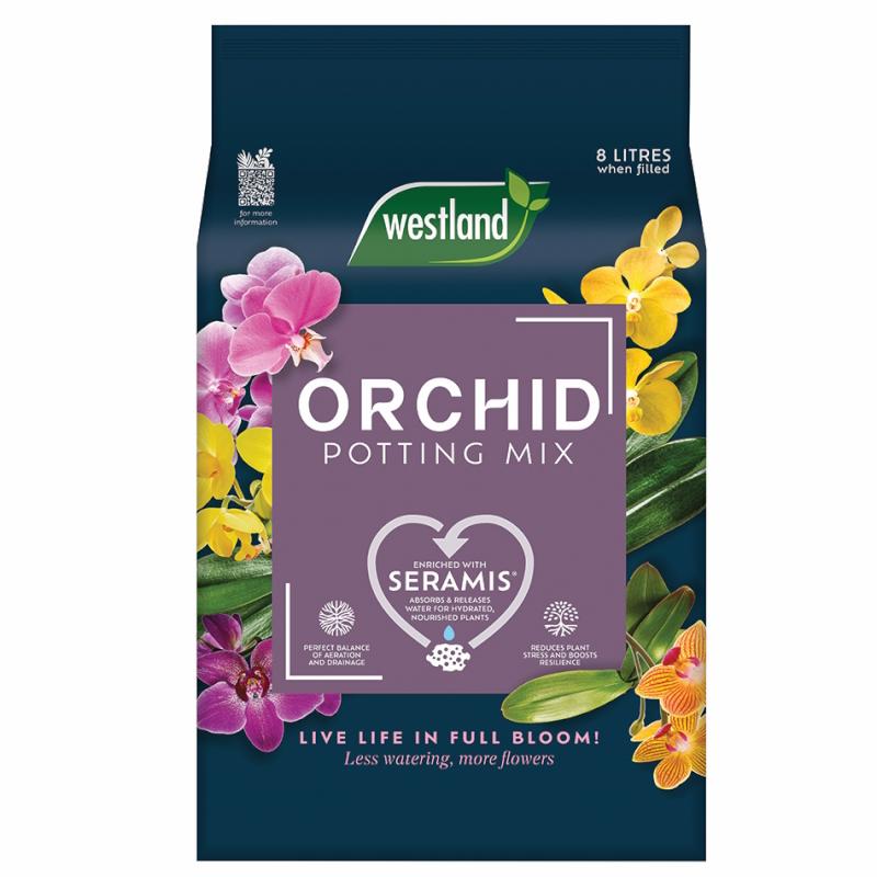 Westland Orchid Potting Mix (Enriched with Seramis) 8L