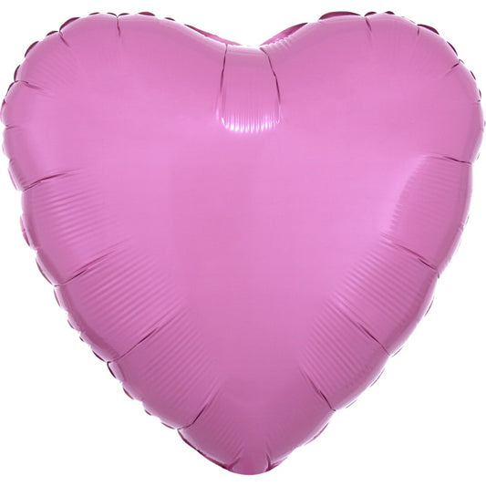Pastel Pink Heart Foil Balloon - Anagram 18 Inches | Party Save Smile