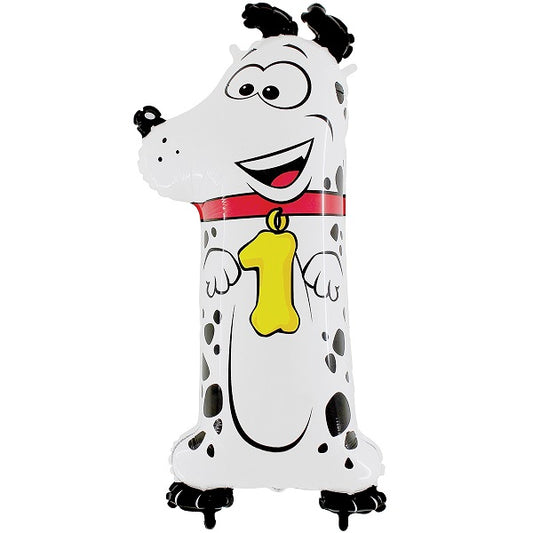 Number 1 Dalmatian Balloon